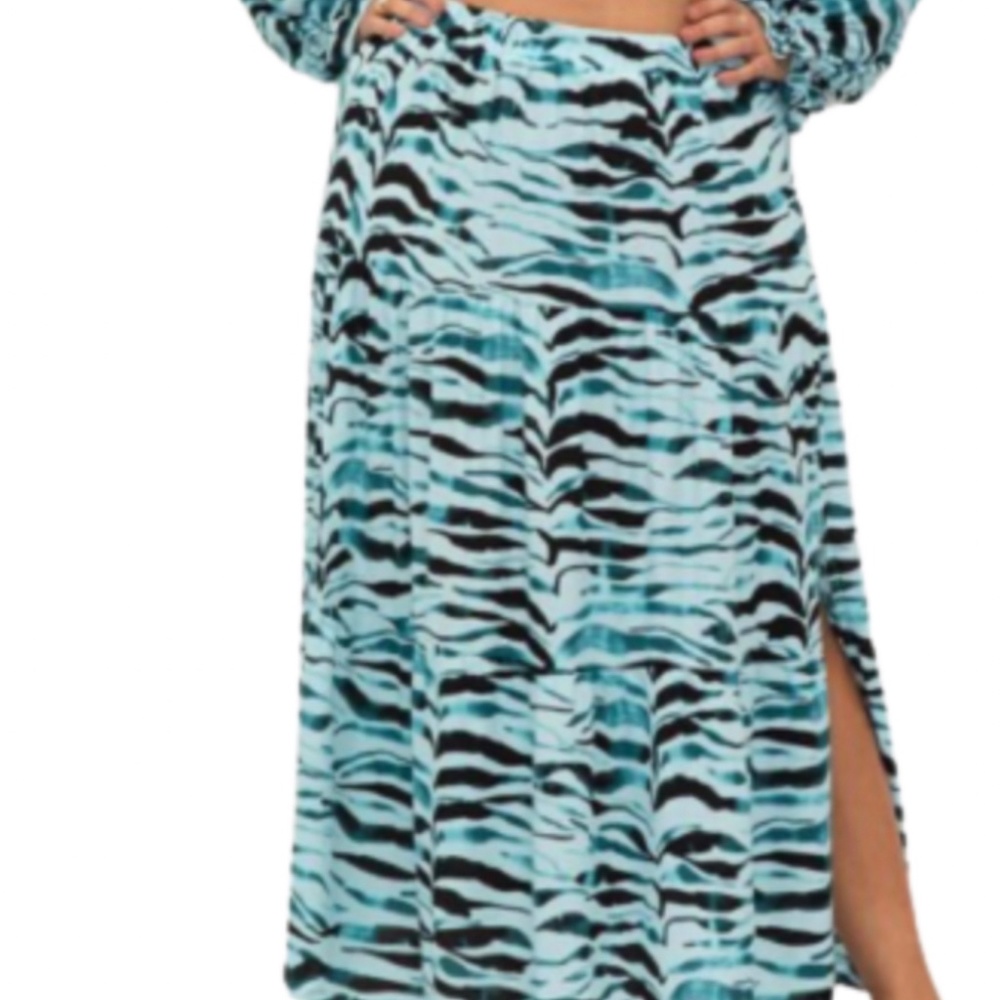 Eloquii Elements Women's Tiered Maxi Skirt